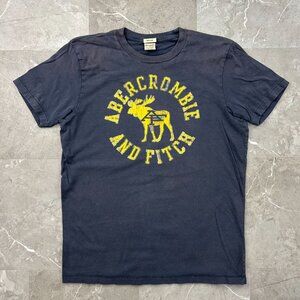 Vintage Abercrombie Fitch Graphic Tee Mens Large Short Sleeve y2k Distressed